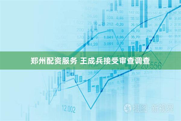 郑州配资服务 王成兵接受审查调查
